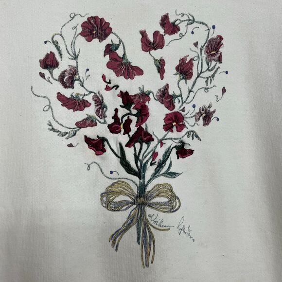 Vintage Graphic Pullover Sweatshirt Bundle Of 4 For Repurpose & Crafts Granny - Picture 6 of 13